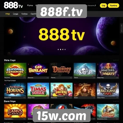 Análise do portfólio de jogos do 888f.tv